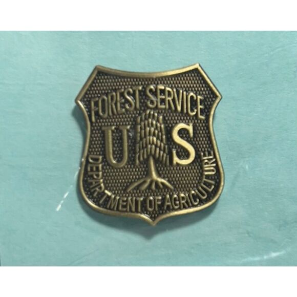 USFS  Department of Agriculture Mini-badge Pin -Tie tack- New - Picture 1 of 3